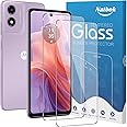 Natbok 2 Pack Tempered Glass for Motorola Moto E14 Screen Protector,9H Hardness,Ultra Resistant,Anti-Fingerprints,No Bubbles,HD-Clear,Full Coverage Phone Film for Moto E14 [Easy Install]