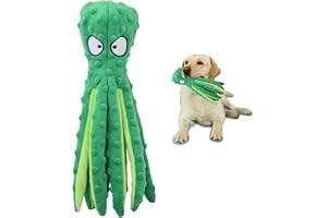 CPYOSN Squeaky Dog Toys, No Stuffing Crinkle Plush Chew Toys for Puppy Teething, Durable Interactive Soft Dog Toys for Small, Medium and Large Dogs