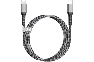 KINPEE iPhone Ladekabel Lightning Kabel 2M [Apple MFi Zertifiziert], USB C Lightning Kabel 2M Schnellladekabel iphone kabel Lightning Ladekabel für iPhone 14 Pro Max/14 Plus/13/12 Mini/11/XR/XS/X/8/SE, iPad