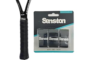 Senston 3pcs Racket Grip Tape for Tennis/Badminton/Squash Anti-Slip Absorbent Overgrip