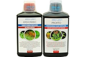 EASY LIFE Plant Fertilizer Carbon Source Easycarbo & Profito 500ml 2 Pack