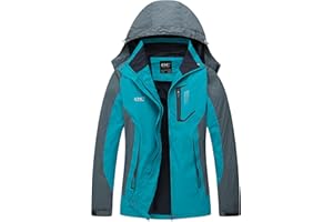DCmount Regenjacke Damen Wasserdicht übergangsjacke damen Outdoor Wanderjacke softshelljacke für damen mit Kapuze