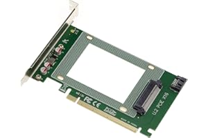 KALEA-INFORMATIQUE Carte contrôleur PCIe x16 Type PCIe 3.0 pour SSD PCIe NVMe U.2