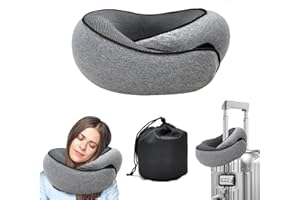 WEERSHUN 2024 New Flyhugz Neck Pillow, Wander Plus Travel Neck Pillow, Aircraft Memory Foam Travel Neck Pillow(Black)