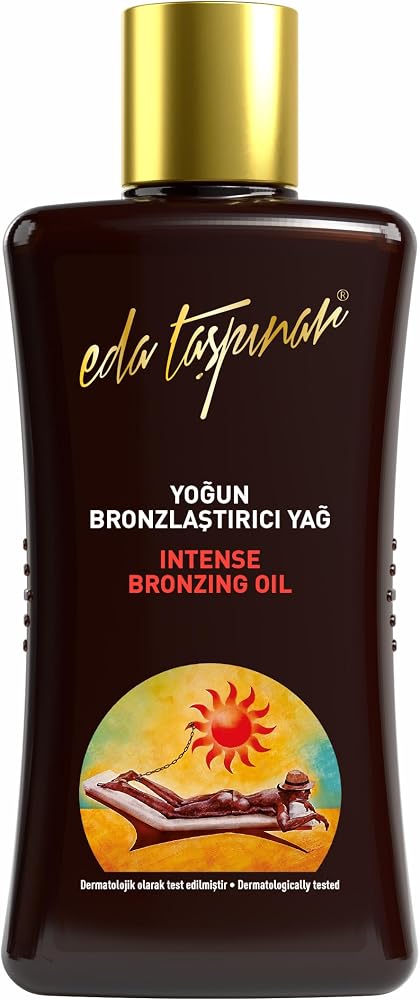 Eda Taşpınar Yoğun Bronzlaştırıcı Yağ | SPF 0 | 200 ml / 6.8 fl oz