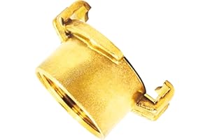 MegaHaustechnik Schlauch Schnellkupplung mit Innengewinde aus Messing Übergang IG für System GEKA GK >>> 1 1/2 Zoll IG (innen ca. 45mm)