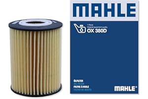 MAHLE OX 380D Oil Filter - Oil Filter with Gasket / Gasket Set