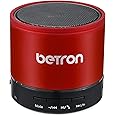 Betron KBS08 Bluetooth Speaker, Wireless, Portable, Mini, Red