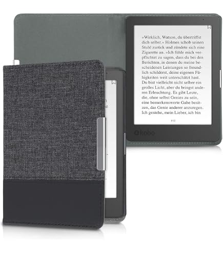 FINTIE Étui Compatible Avec Kobo Libra 2 7 Pouces 2021 / Tolino Vision 6 - Coque Fixation