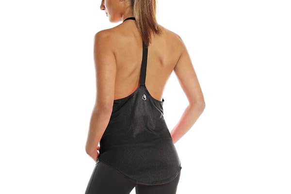 icyzone Lot de 2 Débardeurs de Sport sans Manches pour Femme – Fitness Top avec Dos en T, Yoga Gym Tank Top
