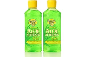 BRILEO Aloe Vera Gel – 2 x 230ml – Soothing, Hydrating Gel for Sunburn Relief, After-Sun Care, Moisturizing