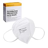 AmazonCommercial FFP2 Respirator Protective Face Mask,CE certified,94% Filtration (10-Pack)