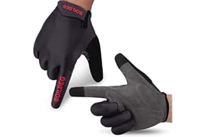 ‎BOILDEG BOILDEG Fahrradhandschuhe Fingerlos Fitness Handschuhe Atmungsaktiv Rutschfestes Stoßdämpfende Radsporthandschuhe für MTB Fitness Damen und Herren