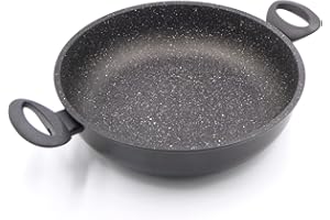 ILLA PI6528IN Cook On Rock-Padella Profonda a induzione, 2 Manici, Diametro 28 cm, Alluminio, Multicolore