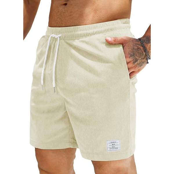 Birdwell Men's Classic Corduroy Shorts, Sand, 32 : Amazon.co.uk