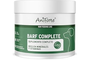 AniForte Huesos molidos de caballo para perros y gatos 500 g - Calcio natural para huesos y articulaciones, harina de hueso pura como suplemento de pienso y barf