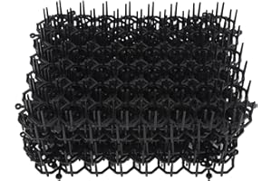 TOPINCN Lot de 12 Tapis Anti-Chats, Tapis Anti-Chats, Tapis Anti-Chats, Tapis Anti-Chats pour Extérieur, Jardin, Fenêtre, canapé, Protections de Plantes en Plastique pour Meubles de