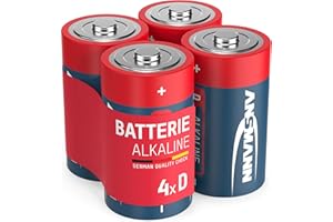 ANSMANN Red 5015581 Lr20 Mono D 4X Alcaline Batteria Alcaline