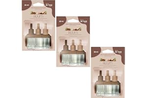 RUUM Nachfüllflakons 3er Pack je 20 ml Sandelholz - Hochwertiger Raumduft Nachfüller - Kompatibel mit Febreze & Ambi Pur 3Volution Duftstecker - Lufterfrischer Nachfüller für Duftvielfalt