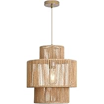 Deckenleuchte Rund Bambus 400 Mm Denia Natu00fcrlich