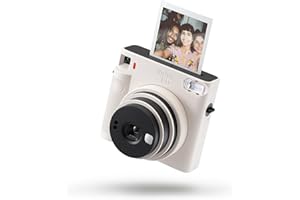 Fujifilm instax SQUARE SQ 1 Chalk White - Fotocamera a sviluppo istantaneo, Modalità One-Touch Selfie, Esposizione Automatica, Foto Formato 62x62mm