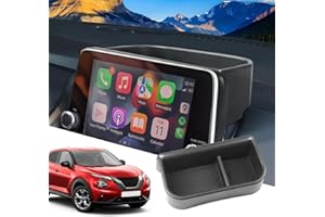 SXCY for Nissan Juke F16 2020-2023 UK Car Centre Console Organizer Compatible with Nissan Juke / Juke Hybrid 8" Infotainment System Behind the Screen Organizer Storage Box Nissan Juke Accessories