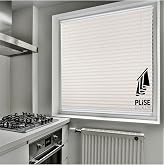 Plise Dekor Beyaz Plise Perde (Vidalı) (55G x 100Y cm)