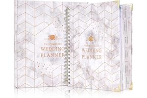 JIMBON Planificateur De Mariage, Wedding Planner, Organisateur De Mariage, Cadeau Couple, Version Anglaise 188 Pages Livre De Planification De Mariage(a)