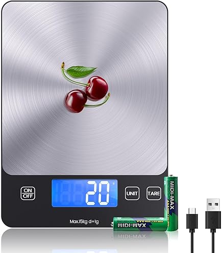 Bilancia Alimentare Elettronica Soehnle Roma 5 Kg - Precisione 1g, Vetro Temperato, Argento - Foto 6