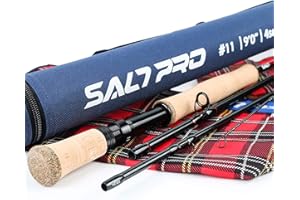 SPRINTON MAXIMUMCATCH Saltpro Fliegenrute für Salzwasser/Süßwasser, 9ft 7/8/9/10/11/12 WT Fliegenfischen Rute, Fuji Alconite Schlangenringe