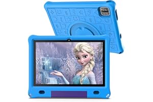 PRITOM Tablet Android 12 de 10 Pulgadas para niños, 3 GB + 64 GB, Pantalla Grande IPS HD, Software Infantil preinstalado IWAWA, Control de Aplicaciones educativas de Juegos educativos, Tableta WiFi