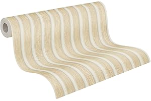 A.S. Création PintWalls II 391097 3D Papier peint intissé Motif scandinave Beige blanc 10,05m x 0,53m Fabriqué en Allemagne