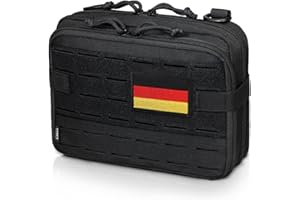 WYNEX Poche Molle Tactique Sac à Outils Militaire Ifak Poche Admin Molle Trousse Secours Vide Poche Supplémentaire du Sac à Dos Multifonction Pochette de Rangement Tactique pour Munition/Chargeur