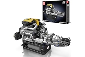 Mould King 10207 Technique Moteur de Voiture Modèle 761 pièces Blocs de serrage V12 Car Engine Jouet Cadeau et Objets de collection (à partir de 14 ans pour garçons/filles)