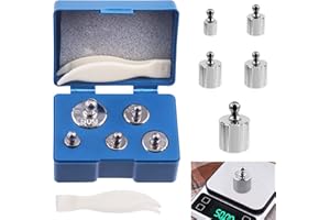 Rustark Precision Calibration Weight Set for Digital Balance Scale, Jewellery Scale (100g Set (Gram))