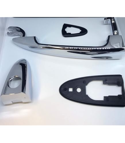 Poignée De Porte Extérieure Avant Gauche Lancia Ypsilon 2003-2011 - Finition Satinée Élégante - Compatible 735350098 735409026
