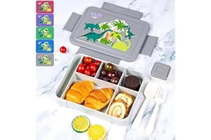 waziwe Brotdose Dinosaurier, Brotdose Kindergarten Junge, Bento Box Kinder, Brotdose Kindergarten, Brotdose Kinder Mit Fächern, School Mood Brotdose, Gut Markiert Brotdose, Brotdose Mit Trennwand
