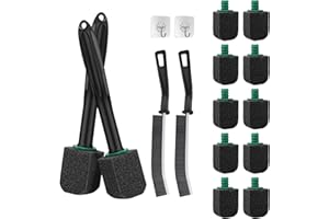 BMLIINGCHAU Bimsstein Toilette, Bimsstein Toilettenreiniger 16 Stück, Toilet Pumice Stone, Pumice Cleaning Stone, Cleaning Block Wc mit Griff für Bad Toilette Küche Tiefe Flecken, Kalk Entfernen und Urinstein