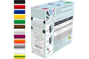 MarketConnect® Guaina Termorestringente Ø 6,4 mm, L 12mt • TRASPARENTE • MINIBOX 2:1 STANDARD
