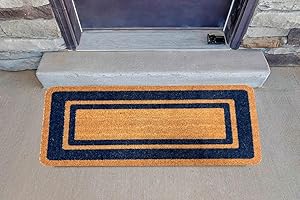 Markotex Zerbino Cocco Fibra Naturale e in Gomma Riciclata (33x60, 33x70,40x70, 40x80, 40x90, 50x100, 60x120, 70x140) (Blu, 40x90)