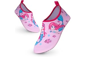 YloveM Badeschuhe Kinder Wasserschuhe Mädchen Jungen Kleinkind Schwimmschuhe rutschfeste Aquaschuhe Strandschuhe für Baby Schnell Trockene Surfschuhe Barfußschuhe Leichte