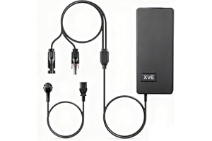 LIROPAU AC auf MC4 Ladegerät, 54V/3A 162W, Zum Laden der SolarFlow, Geeignet für den Einsatz im Winter und in der Regenzeit, für 1200 / Hub 2000 / AIO 2400 / Solix