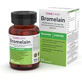 TAKECARE Herbal Bromelain 500mg, Alfa Lipoik Asit, C Vitamini, Kuersetin, Selenyum ve Krom İ&ccedil;eren 30 Tablet