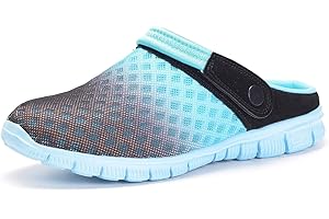 EAGSOUNI Zuecos Hombres Mujeres Unisex Zapatillas de Playa Sandalias Piscina Vernano Zapatos de Jardín Respirable Malla Casual Pantuflas