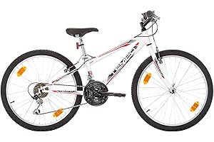 Multibrand Distribution Probike Tempo - Bicicleta de montaña (24 pulgadas, 18 velocidades, apta para niños y niñas a partir de 130 cm - 155 cm), color blanco 3, 279