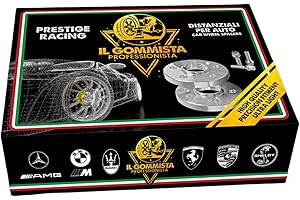 IGP IL GOMMISTA PROFESSIONISTA IGP 4 DISTANZIALI 12+12 mm 4 x 98 mozzo 58.1 + 16 BULLONI compatibili con FIAT 127, 128, Barchetta, Coupe, Marea, Punto, Regata, Ritmo, Seicento 600 Stilo, UNO