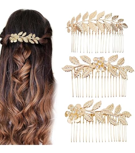 Pettine Francese Per Capelli Con 23 Denti - Fermaglio Per Acconciature Da Sposa, Damigella, Intrecci Eleganti