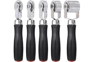 Swpeet Juego de 5 rodillos de sonido para coche, 5 unidades, para coche, deadener, herramienta de instalación de metal para coche