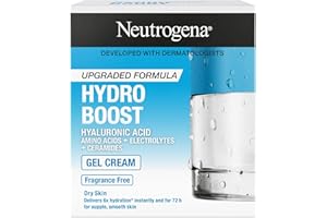 Neutrogena Face Cream Gel Hydro Boost, Quenches Dry Skin And Keeps It Looking Smooth And Supple. Lightweight, Quick-Absorbing Formula, 50Ml