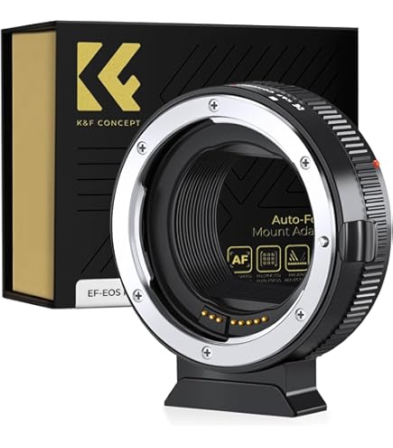 Adattatore Obiettivo Adattatore Meike EF-EOSR Per Obiettivi Canon - Compatibile Con Fotocamere EOS R, RP, R5, R6 - Messa A Fuoco Automatica Anello Adattatore Canon Ef Rf